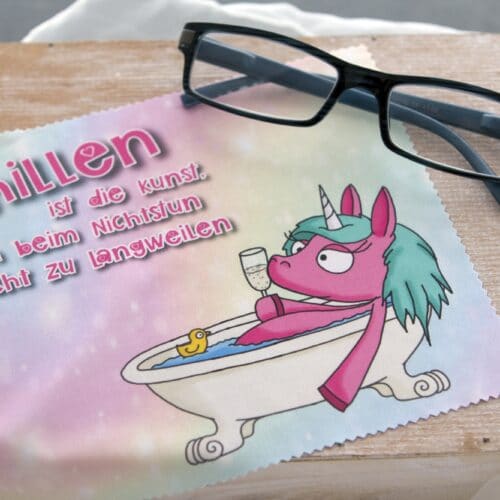 Brillentuch Chill_Einhorn