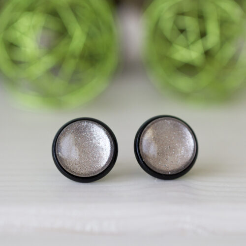 Ohrstecker_Cabochon_braun_silber