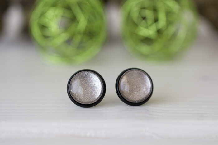 Ohrstecker_Cabochon_braun_silber