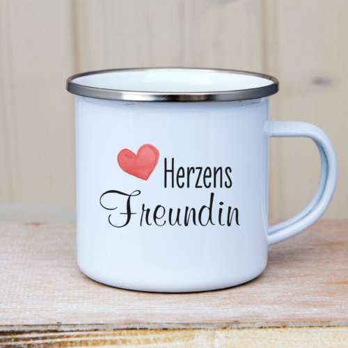 Emaille_Tasse_Herzensfreundin