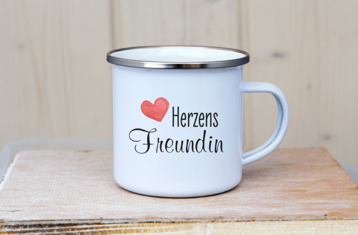 Emaille_Tasse_Herzensfreundin