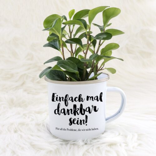 Emaille_Tasse_Einfach_mal_dankbar_sein