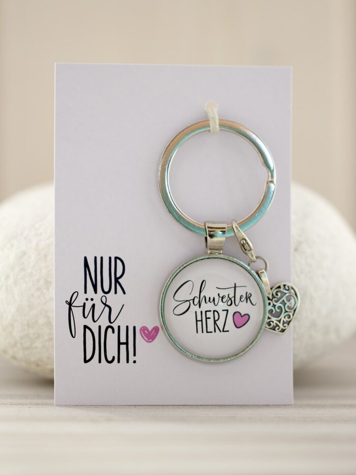 Schlüsselanhänger_Schwester_Herz