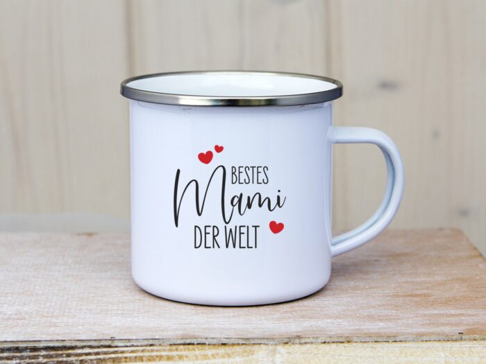 Emaille_Tasse_bestes_Mami