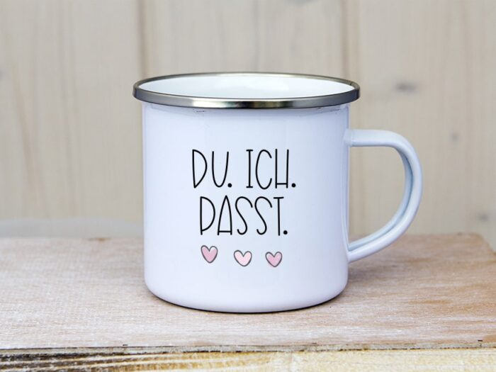 Emaille_Tasse_Du_ich_passt