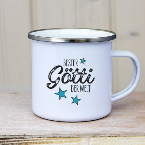 Emaille_Tasse_Bester_Goetti_der_Welt