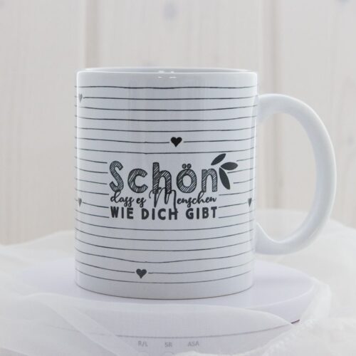 Tasse Schoen das es dich gibt