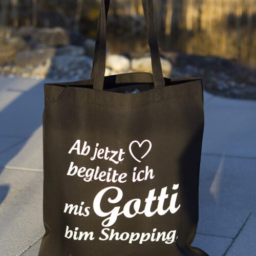 Tasche Shopping mit dem Gotti