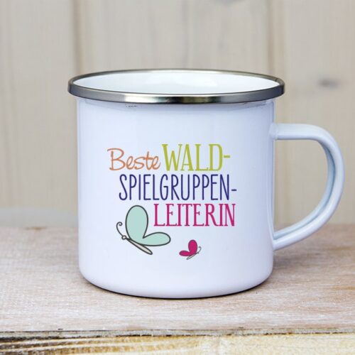 Emaille_Tasse_Waldspielgruppe