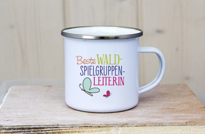 Emaille_Tasse_Waldspielgruppe