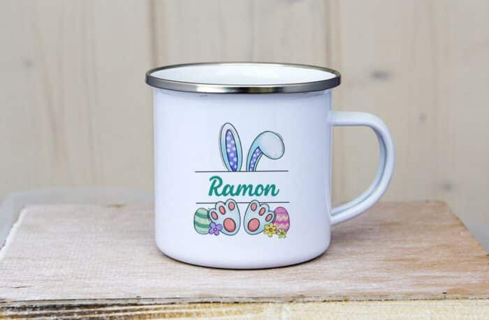 Emaille Tasse Ostern