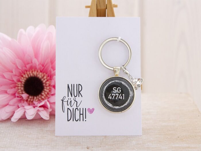 Schlüsselanhänger Autonummer